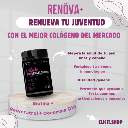 COLÁGENO DOBLEMENTE HIDROLIZADO RENOVA+